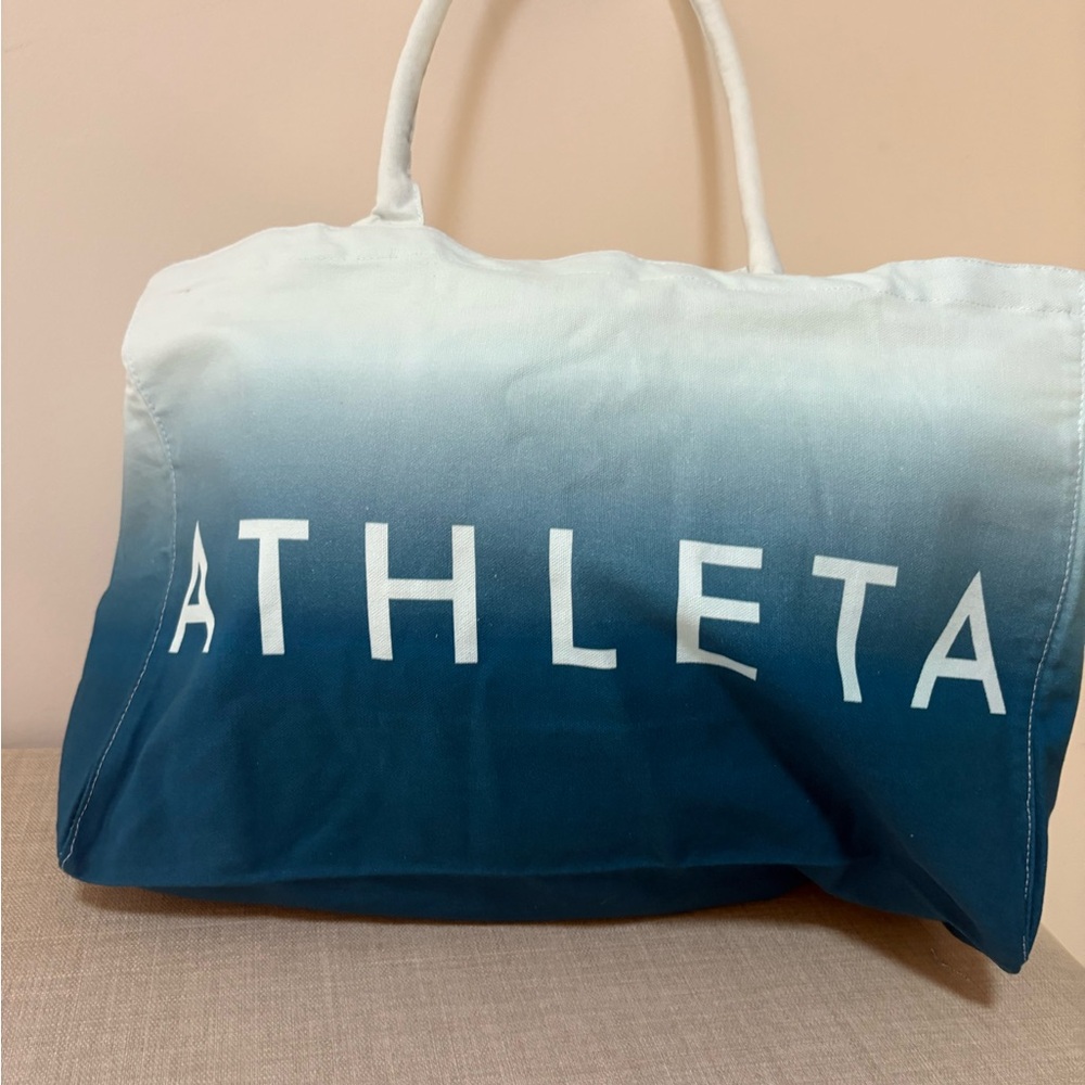 LIMITED EDITION NWT Athleta Blue and White Women's Bag